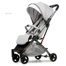 Load image into Gallery viewer, 5.8 kg Light aluminium alloy stroller gold frame car Portable fold Umbrella baby stroller Newborn Travelling Pram on plane gifts
